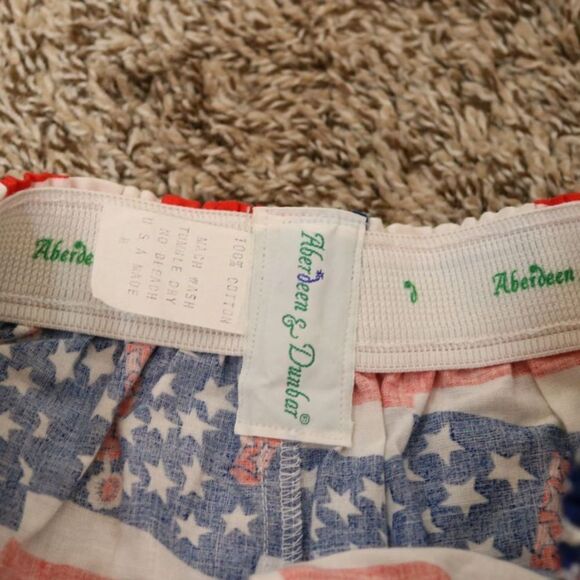NWT VTG Aberdeen & Dunbar boxer shorts unique Fourth of July pattern | M - Picture 2 of 3